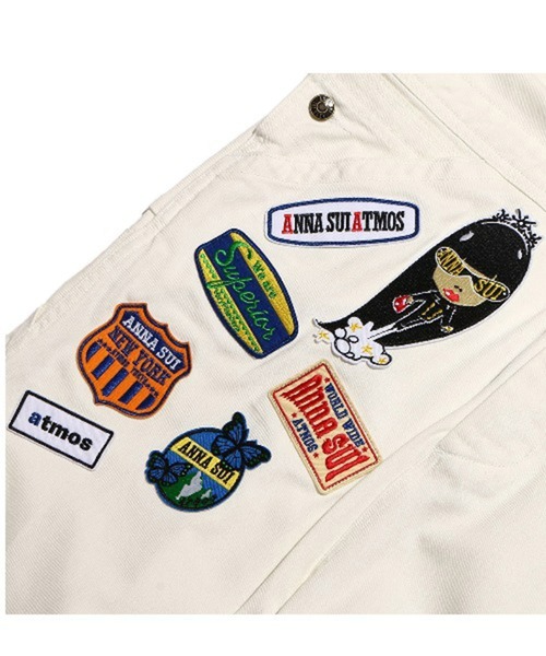 ANNA SUI（アナスイ）の「ANNA SUI ATMOS  オーバーオール / アナスイ アトモス オーバーオール【SP】（サロペット/オーバーオール・レディース・ホワイト/ライトブルー/インディゴブルー・M/L）」の19枚目の写真