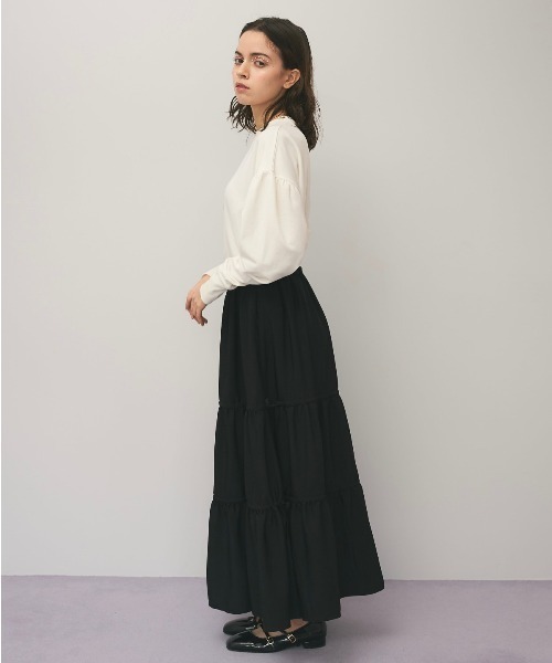 MIRO AMURETTE（ミロアミュレット）の「Oh ,You found me! cat sweat/キャット刺繍スウェット（スウェット・レディース・ホワイト/ブラック/ラベンダー・FREE）」の9枚目の写真