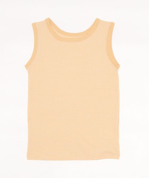 Lugnoncure（ルノンキュール）の「リブタンクトップ（無地／ボーダー）（タンクトップ・レディース・ホワイト/オフホワイト/ベージュ/ブラック・ﾌﾘ-）」の4枚目の写真