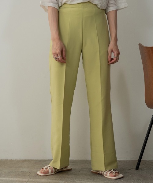 Amiur（エミレ）の「semi flare easy pants（その他パンツ・レディース・アイボリー/ピンク/ライム・S/M）」の3枚目の写真