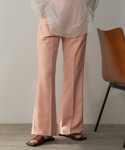 Amiur（エミレ）の「semi flare easy pants（その他パンツ・レディース・アイボリー/ピンク/ライム・S/M）」の8枚目の写真