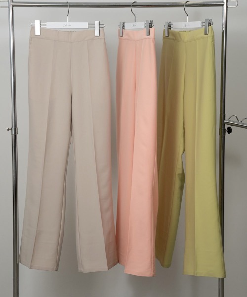 Amiur（エミレ）の「semi flare easy pants（その他パンツ・レディース・アイボリー/ピンク/ライム・S/M）」の9枚目の写真