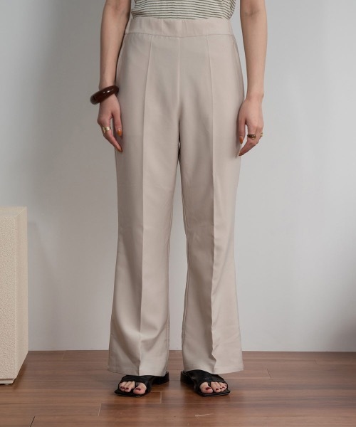 Amiur（エミレ）の「semi flare easy pants（その他パンツ・レディース・アイボリー/ピンク/ライム・S/M）」の10枚目の写真