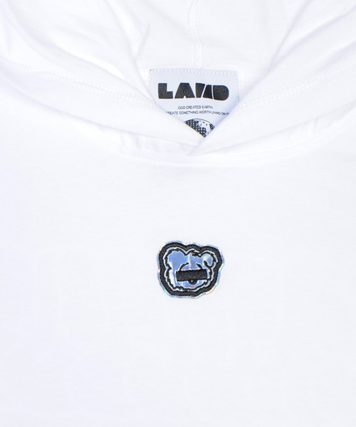 LAND by MILKBOY（ランドバイミルクボーイ）の「PECEFUL UNIVERSE HOODIE（パーカー・メンズ・B/A・FREE）」の5枚目の写真