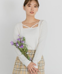 mysty woman | ストリング2WAYロングスリーブプルオーバー 157829(Tシャツ/カットソー)