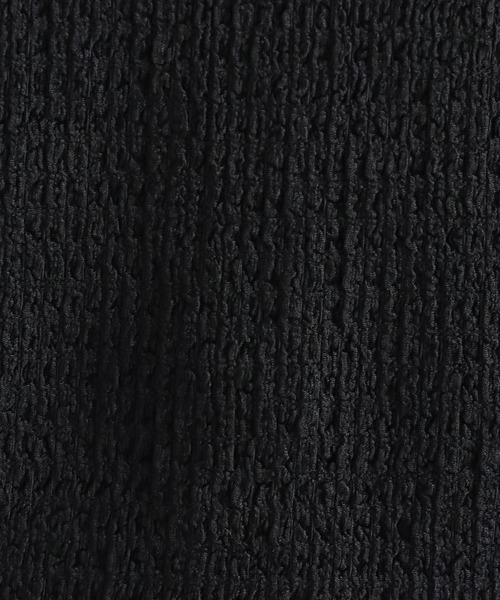 mysty woman（ミスティウーマン）の「ストリング2WAYロングスリーブプルオーバー　157829（Tシャツ/カットソー・レディース・ブラック/オフホワイト/グレイッシュブルー・FREE）」の5枚目の写真