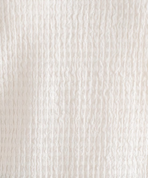 mysty woman（ミスティウーマン）の「ストリング2WAYロングスリーブプルオーバー　157829（Tシャツ/カットソー・レディース・ブラック/オフホワイト/グレイッシュブルー・FREE）」の7枚目の写真