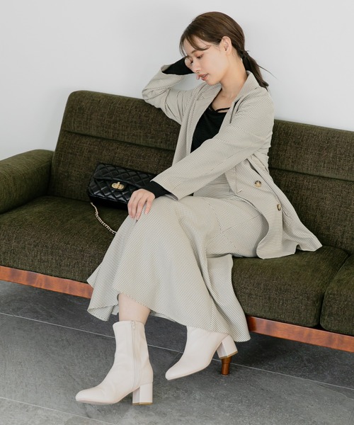 mysty woman（ミスティウーマン）の「ストリング2WAYロングスリーブプルオーバー　157829（Tシャツ/カットソー・レディース・ブラック/オフホワイト/グレイッシュブルー・FREE）」の20枚目の写真