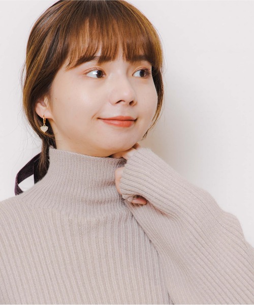 flower（フラワー）の「フレイバーニットトップ（ニット/セーター・レディース・アイボリー/ベージュ/ブラウン・FREE）」の6枚目の写真