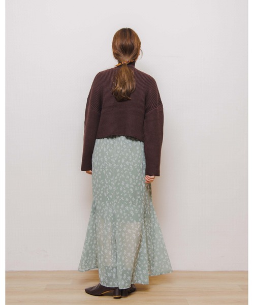 flower（フラワー）の「フレイバーニットトップ（ニット/セーター・レディース・アイボリー/ベージュ/ブラウン・FREE）」の21枚目の写真