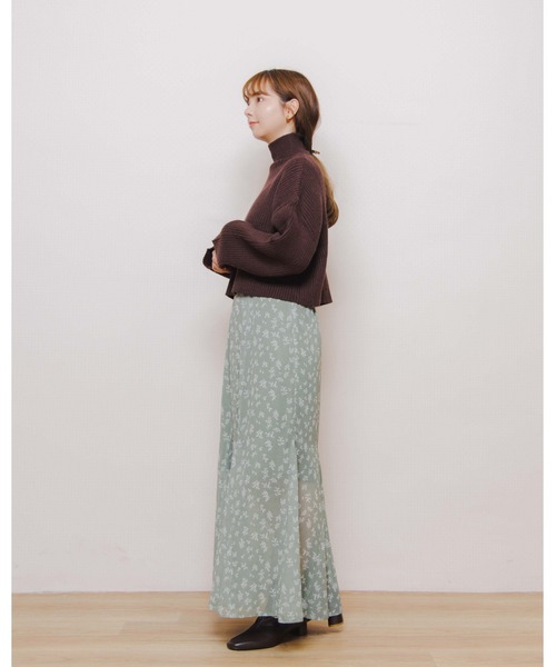 flower（フラワー）の「フレイバーニットトップ（ニット/セーター・レディース・アイボリー/ベージュ/ブラウン・FREE）」の22枚目の写真