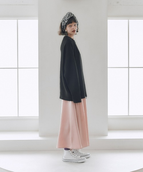 manana suerte（マニャーナスエルテ）の「ヴィンテージサテンスカート（スカート・レディース・ブラック/カーキ/ゴールド/ピンク/レッド/ベージュ・FREE）」の19枚目の写真