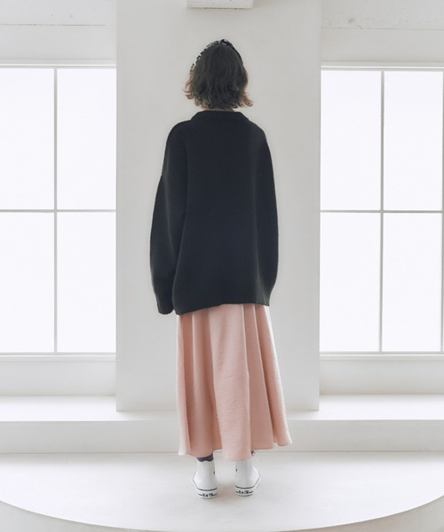 manana suerte（マニャーナスエルテ）の「ヴィンテージサテンスカート（スカート・レディース・ブラック/カーキ/ゴールド/ピンク/レッド/ベージュ・FREE）」の20枚目の写真