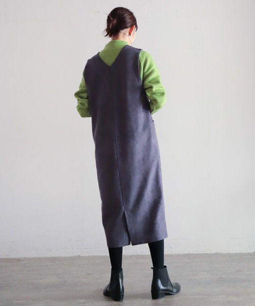NOMBRE IMPAIR(ノンブルアンペール)の「片畦×天竺コンビ ハイネックP/O(ニット/セーター・レディース・オレンジ/ライトグリーン/ベージュ/ブルー・FREE)」の16枚目の写真