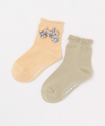 リボン/フリルソックス2P