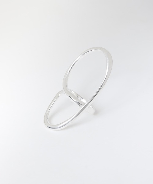 URBAN RESEARCH(アーバンリサーチ)の「decor『デコール』 Big Hoop Ring(リング・レディース・シルバー・-)」の2枚目の写真