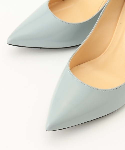 SACCO Balletti （サッコ バレッティ）の「SACCO Balletti / ラウンドヒール エナメルパンプス（パンプス・レディース・サックスブルー・37/37.5/35.5/36/36.5）」の3枚目の写真