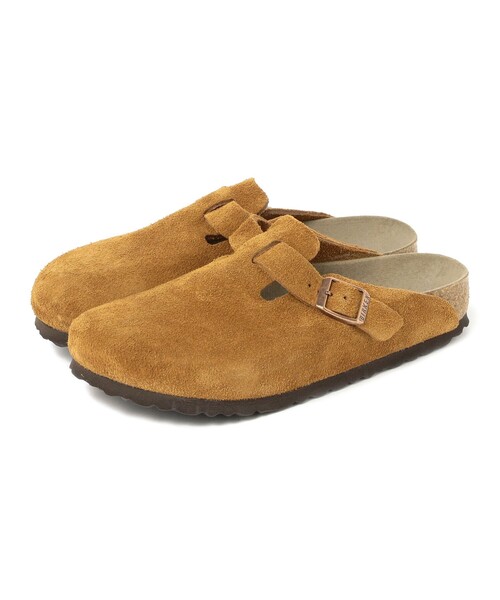 BEAMS BOY(ビームスボーイ)の「BIRKENSTOCK / BOSTON Soft Footbed Suede(サンダル・レディース・ライトブラウン・37/38/36)」の2枚目の写真