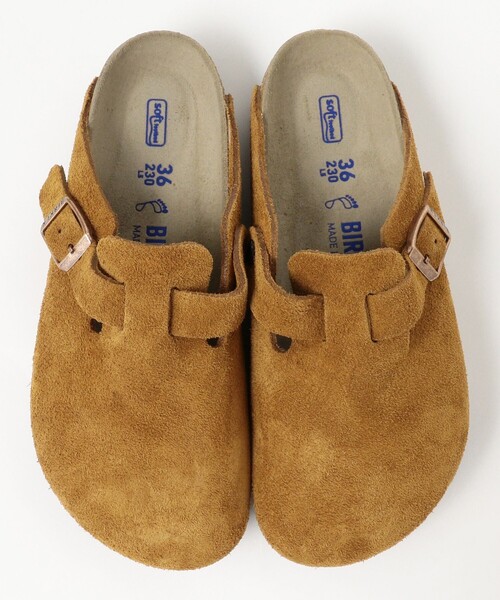 BEAMS BOY(ビームスボーイ)の「BIRKENSTOCK / BOSTON Soft Footbed Suede(サンダル・レディース・ライトブラウン・37/38/36)」の6枚目の写真
