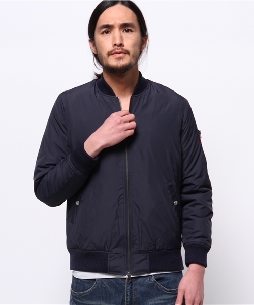 OUTLET(アウトレット)の「【WHO'S WHO gallery】EMデュスポma-1(MA-1・メンズ・ブラック/ネイビー/カーキ・MEDIUM/LARGE/SMALL)」の3枚目の写真