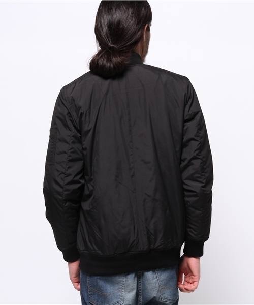 OUTLET(アウトレット)の「【WHO'S WHO gallery】EMデュスポma-1(MA-1・メンズ・ブラック/ネイビー/カーキ・MEDIUM/LARGE/SMALL)」の6枚目の写真