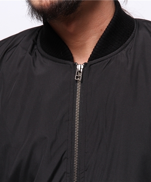 OUTLET(アウトレット)の「【WHO'S WHO gallery】EMデュスポma-1(MA-1・メンズ・ブラック/ネイビー/カーキ・MEDIUM/LARGE/SMALL)」の8枚目の写真