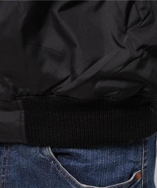 OUTLET(アウトレット)の「【WHO'S WHO gallery】EMデュスポma-1(MA-1・メンズ・ブラック/ネイビー/カーキ・MEDIUM/LARGE/SMALL)」の12枚目の写真