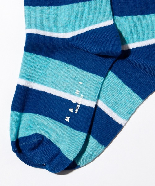 MARNI（マルニ）の「MARNI（マルニ）Kids & Junior ボーダーソックス（ソックス/靴下・キッズ・イエロー/ブルー・Ⅰ/Ⅳ/Ⅱ/Ⅲ）」の4枚目の写真