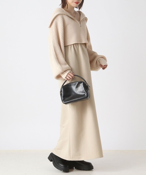 バーバリーワンピース Heather（ヘザー）の「ハーフZIP2PSETワンピース 168653