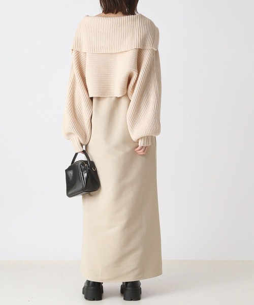 Heather（ヘザー）の「ハーフZIP2PSETワンピース 168653（ワンピース