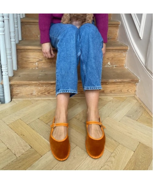 drogheria Crivellini(ドロゲリアクリベリーニ)の「【Drogheria Crivelini/ドロゲリア・クリベリーニ】バレエ カンフーシューズ ベルベット(バレエシューズ・レディース・レッド/ブラウン/ダークグレー/バーガンディー/レッドパープル/ブラック/ネイビー・36/38/37)」の11枚目の写真