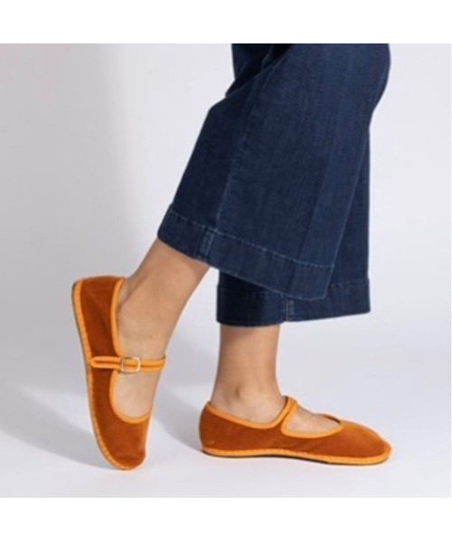 drogheria Crivellini(ドロゲリアクリベリーニ)の「【Drogheria Crivelini/ドロゲリア・クリベリーニ】バレエ カンフーシューズ ベルベット(バレエシューズ・レディース・レッド/ブラウン/ダークグレー/バーガンディー/レッドパープル/ブラック/ネイビー・36/38/37)」の10枚目の写真