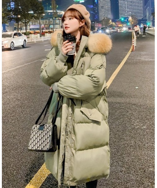 Ritzy（リッツィー）の「ファー付きエコダウンロングコート（ダウン