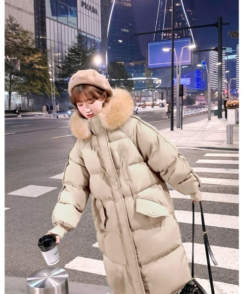 Ritzy（リッツィー）の「ファー付きエコダウンロングコート（ダウン