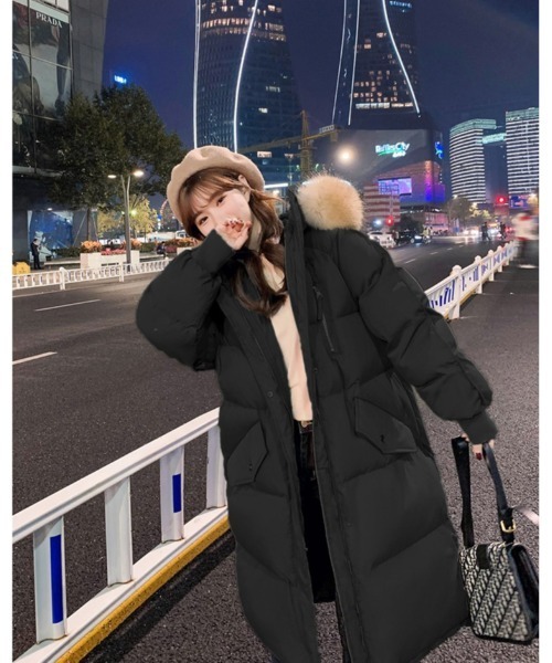 Ritzy（リッツィー）の「ファー付きエコダウンロングコート（ダウン