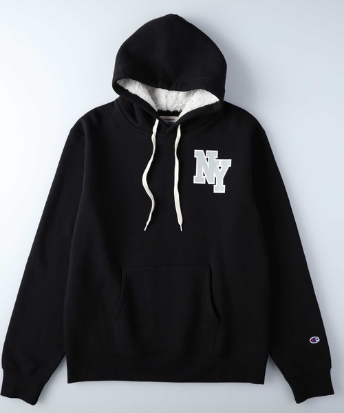 Champion(チャンピオン)の「【Champion】フード裏ボアパーカー(パーカー・メンズ・ロイヤルブルー/オフホワイト/ブラック・S/M/L/XL)」の14枚目の写真