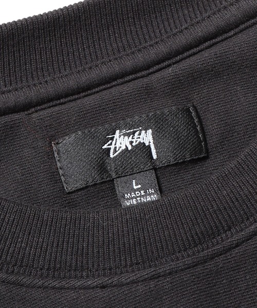 STUSSY（ステューシー）の「STUSSY/ステューシー STOCK LOGO CREW スウェット（スウェット・メンズ・グレー/ベージュ/ブラック/グリーン/サンドベージュ・L/XL/S/M）」の10枚目の写真