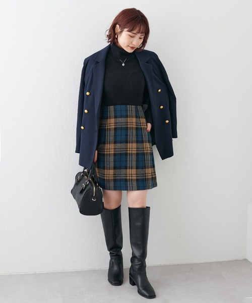 natural couture(ナチュラルクチュール)の「アソート台形ミニスカート(スカート・レディース・その他1/その他2/アイボリー/ブラック・FREE)」の19枚目の写真