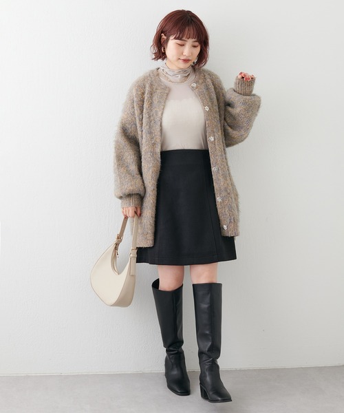 natural couture(ナチュラルクチュール)の「アソート台形ミニスカート(スカート・レディース・その他1/その他2/アイボリー/ブラック・FREE)」の15枚目の写真