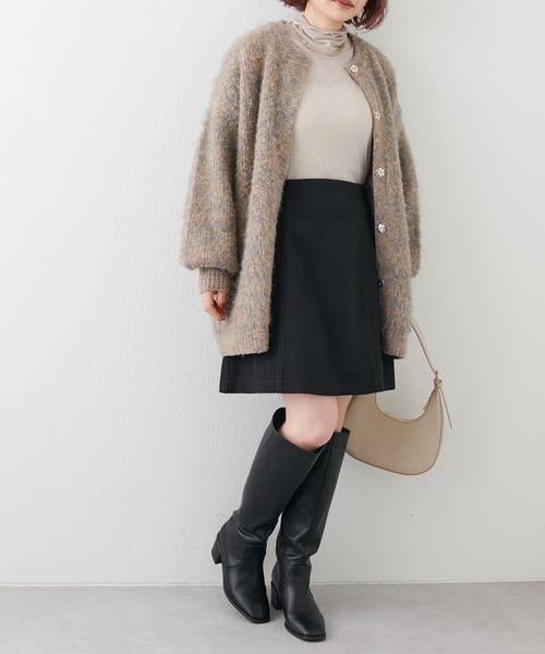natural couture(ナチュラルクチュール)の「アソート台形ミニスカート(スカート・レディース・その他1/その他2/アイボリー/ブラック・FREE)」の14枚目の写真