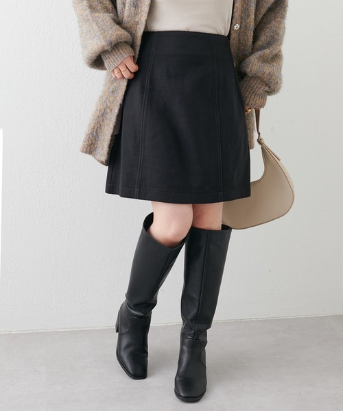 natural couture(ナチュラルクチュール)の「アソート台形ミニスカート(スカート・レディース・その他1/その他2/アイボリー/ブラック・FREE)」の13枚目の写真