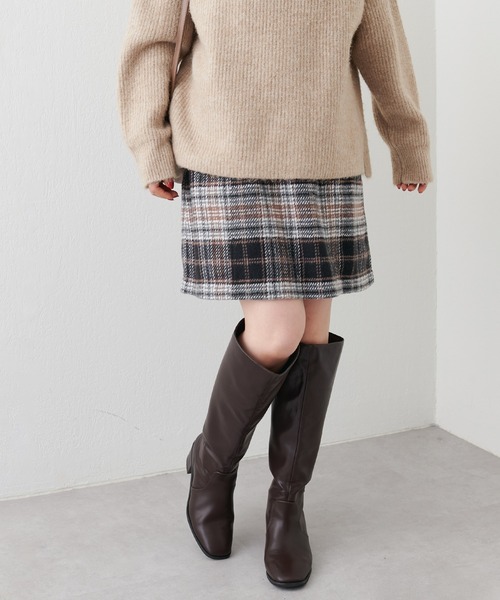 natural couture(ナチュラルクチュール)の「アソート台形ミニスカート(スカート・レディース・その他1/その他2/アイボリー/ブラック・FREE)」の22枚目の写真
