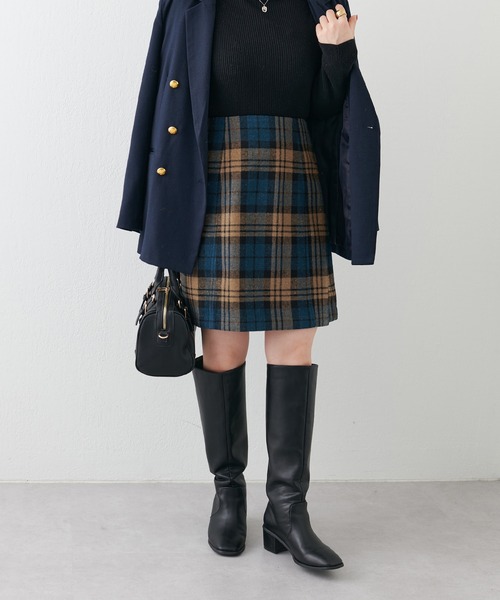 natural couture(ナチュラルクチュール)の「アソート台形ミニスカート(スカート・レディース・その他1/その他2/アイボリー/ブラック・FREE)」の18枚目の写真