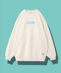 MILKFED.（ミルクフェド）の「EMBROIDERED BAR BIG SWEAT TOP LIMITED COLOR（スウェット・メンズ）」