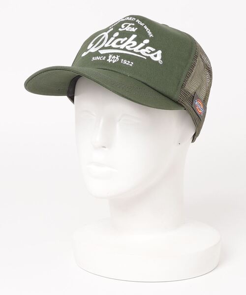 Dickies(ディッキーズ)の「【DICKIES/ディッキーズ】DK CLASSIC LOGO MESH CAP クラシック ロゴ メッシュキャップ(キャップ・メンズ・ホワイト/カーキ/ブラック・FREE)」の2枚目の写真