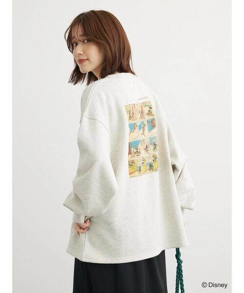 Green　Parks（グリーンパークス）の「Disney/バックプリント裏毛プルオーバー（スウェット・レディース・B/C/A・FREE）」の10枚目の写真