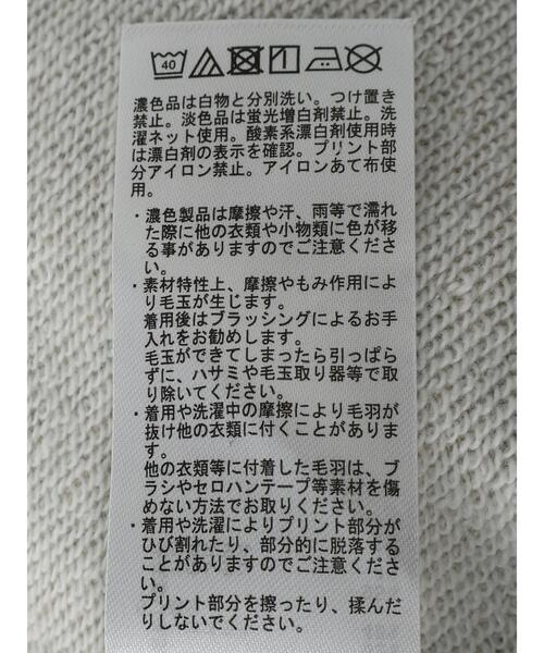 Green　Parks（グリーンパークス）の「Disney/バックプリント裏毛プルオーバー（スウェット・レディース・B/C/A・FREE）」の19枚目の写真