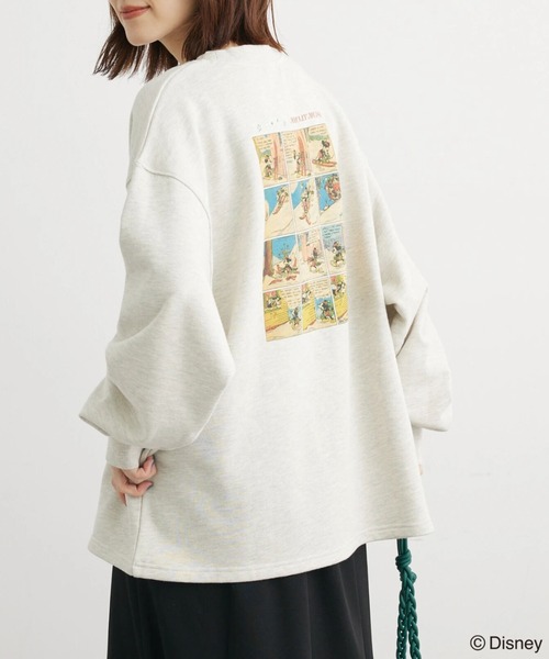 Green　Parks（グリーンパークス）の「Disney/バックプリント裏毛プルオーバー（スウェット・レディース・B/C/A・FREE）」の2枚目の写真