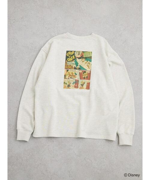 Green　Parks（グリーンパークス）の「Disney/バックプリント裏毛プルオーバー（スウェット・レディース・B/C/A・FREE）」の3枚目の写真