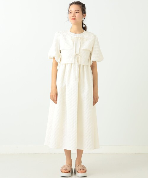 タグ付き新品✨カロリナグレイサー ドッキングロングワンピース